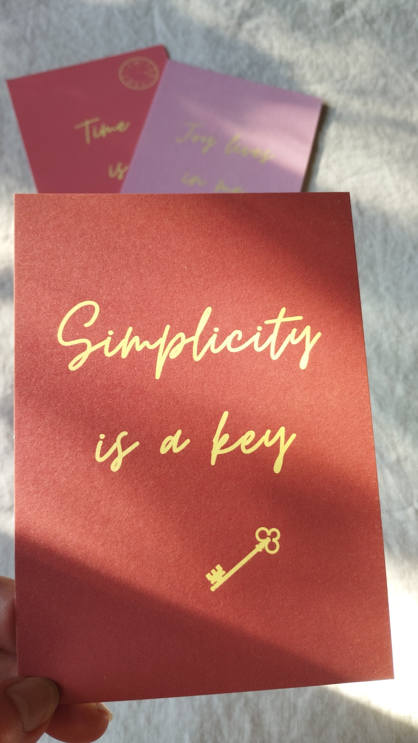 Simplicity is a key