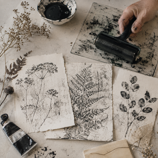 Atelier Monotype : découverte & empreintes de textures