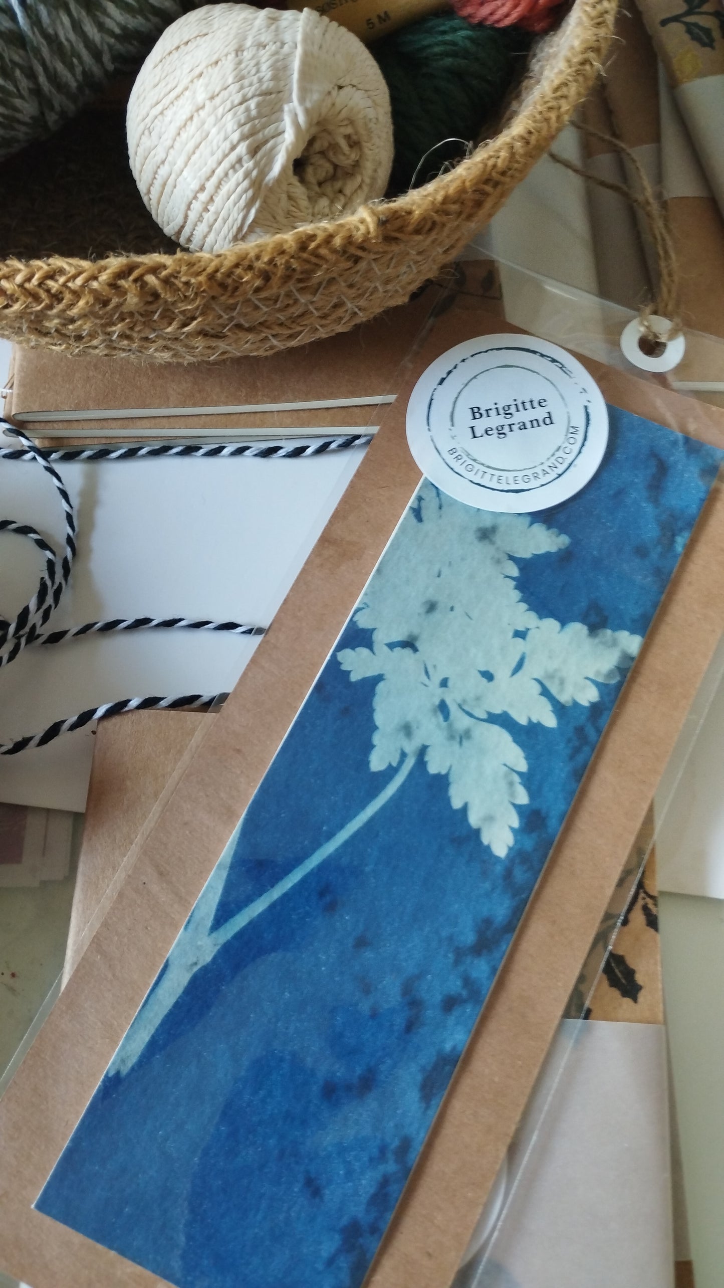 Marque pages Cyanotypes