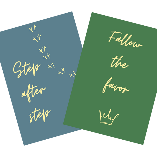 Lot de 2 cartes