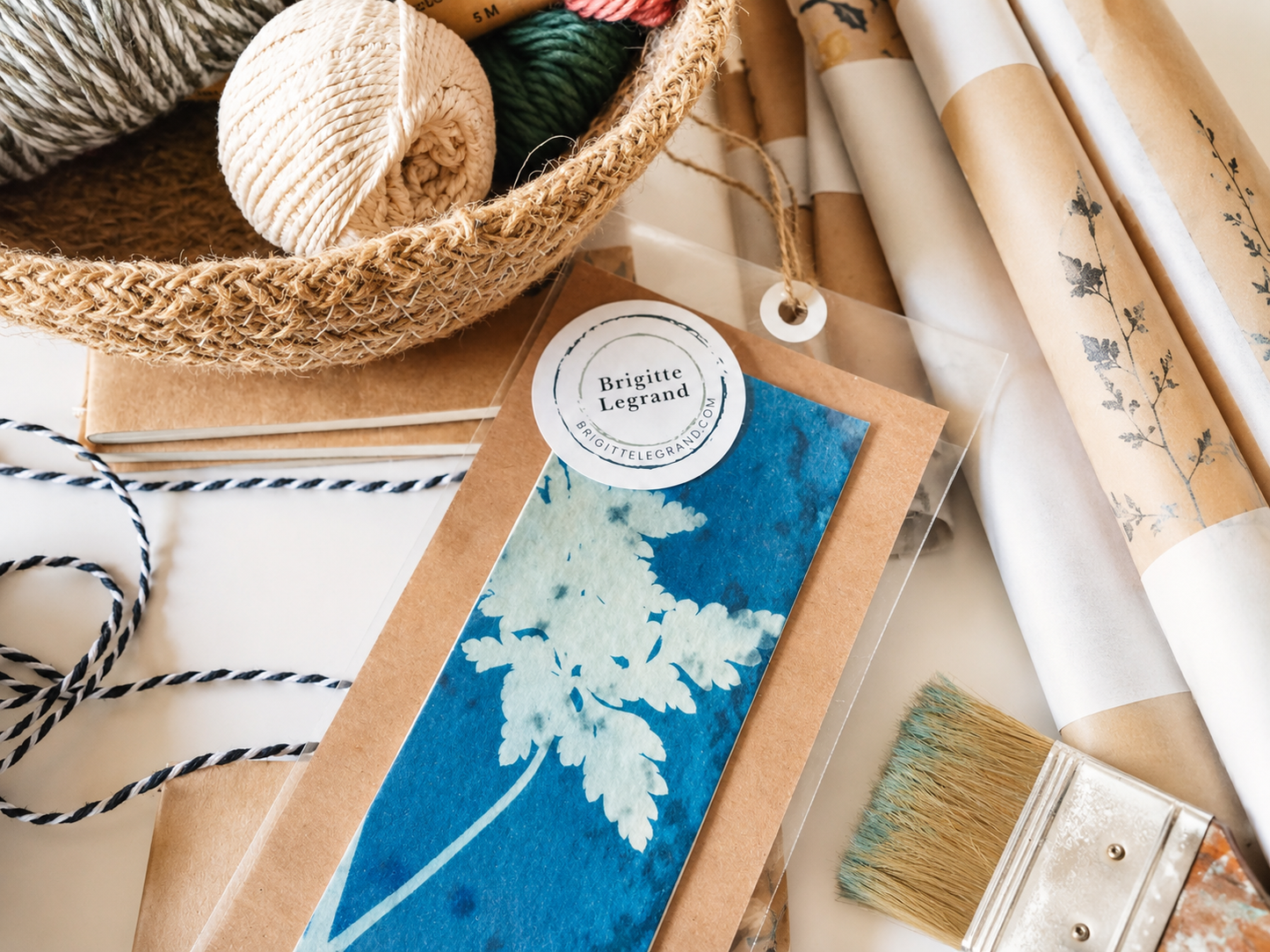 Atelier Marque-pages en Cyanotype